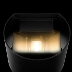 Уличный настенный светильник цилиндрической формы черного цвета из металла Urban Minimalist варинант исполнения - 5 | Loft Concept в Самаре