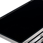 Столик журнальный с черной стеклянной столешницей Embodiment of Contemporary Art  варинант исполнения - 2 | Loft Concept в Самаре