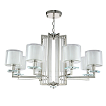 Люстра с 8-ю цилиндрическими плафонами из стекла Laurent варинант исполнения - 7 | Loft Concept в Самаре