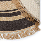 Ковер из комбинированного состава с узором Circles of goodness варинант исполнения - 4 | Loft Concept в Самаре