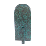 Часы подарочные погон полковник МВД из натурального камня Змеевик Military Clock варинант исполнения - 3 | Loft Concept в Самаре