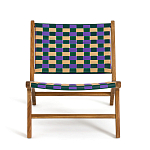 Кресло низкое из массива тика Barbados варинант исполнения - 3 | Loft Concept в Самаре