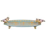 Блюдо фарфоровое Экзотические птички Vivole варинант исполнения - 1 | Loft Concept в Самаре