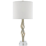 Настольная лампа с фигурным состаренным основанием Flooding with Light варинант исполнения - 2 | Loft Concept в Самаре