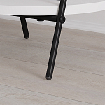 Стол приставной с 2-мя круглыми белыми столешницами ESSEL SIDE TABLE WHITE варинант исполнения - 3 | Loft Concept в Самаре
