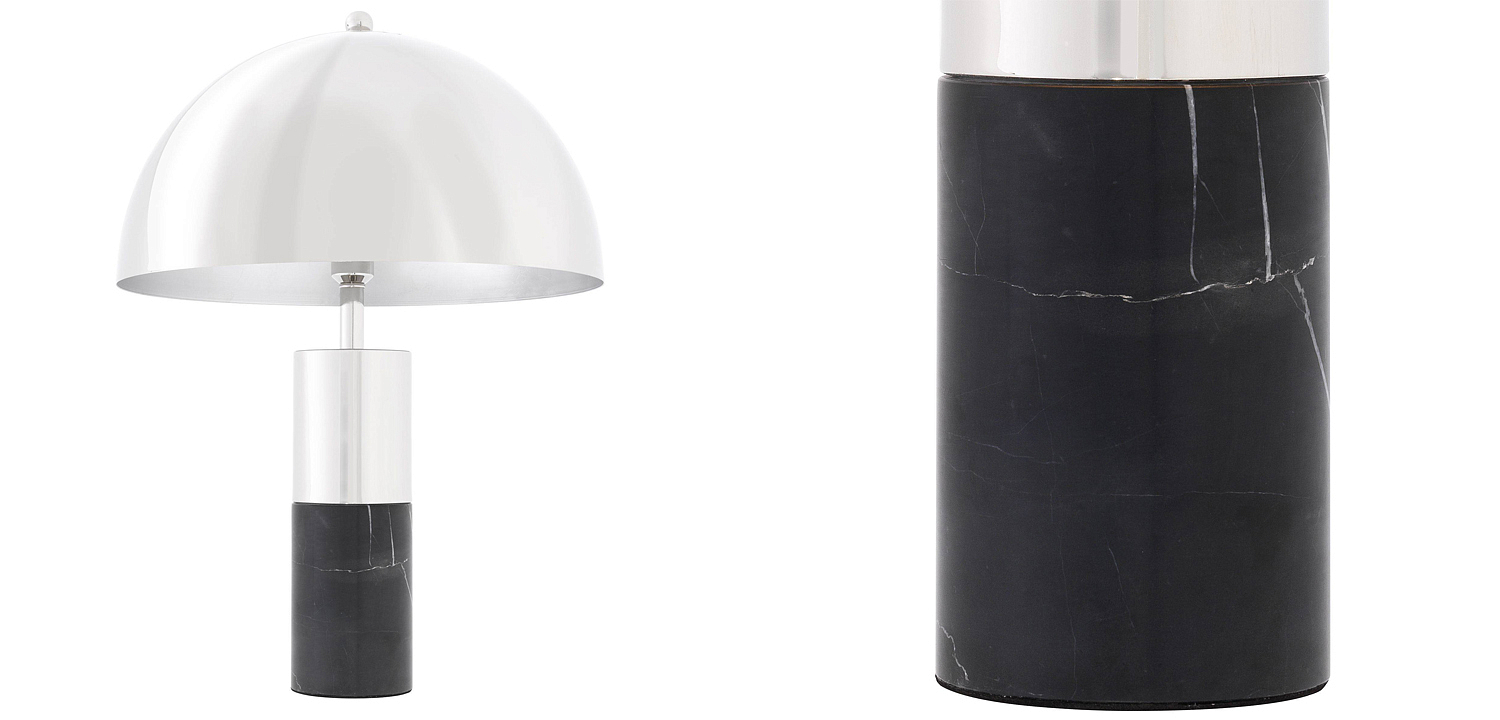 Настольная лампа Eichholtz Table Lamp Flair nickel Настольная лампа Eichholtz Table Lamp Flair nickel - Loft-Concept в Самаре