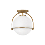 Потолочный светильник с плафоном в форме белого матового шара Hinkley варинант исполнения - 13 | Loft Concept в Самаре