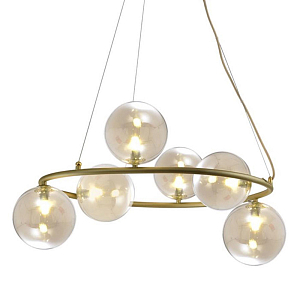 Люстра Bubble Glass Матовое золото