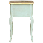 Прикроватная тумба из массива березы светло-бирюзовая Montmartre Provence Bedside Table варинант исполнения - 7 | Loft Concept в Самаре