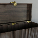 Большой дизайнерский Сундук Elsa Dreams Walnut варинант исполнения - 3 | Loft Concept в Самаре