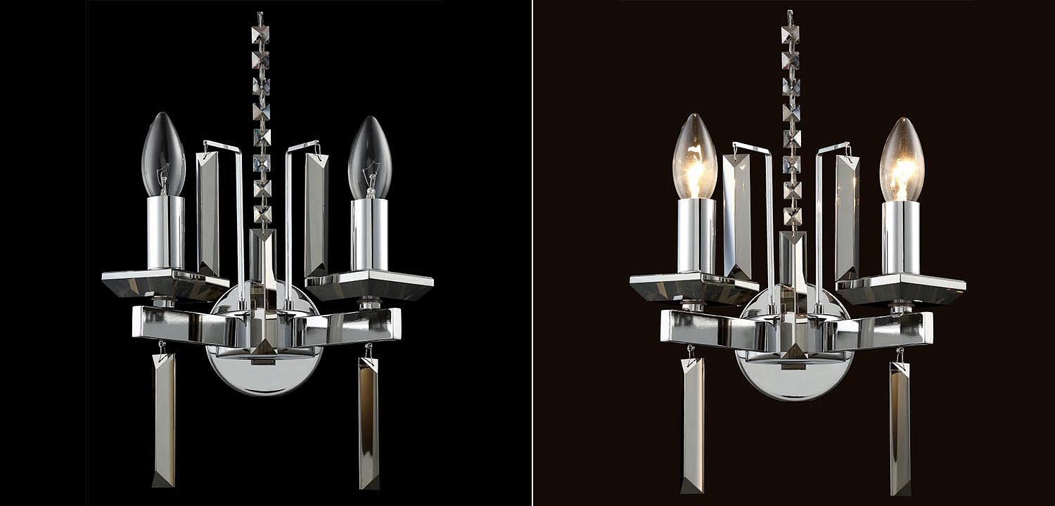 Бра Vivien Crystal Chrome Wall Lamp Бра Vivien Crystal Chrome Wall Lamp - Loft-Concept в Самаре