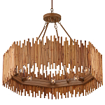 Люстра с абажуром из ротанга Wicker Furniture варинант исполнения - 3 | Loft Concept в Самаре