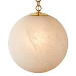 Подвесной светильник в форме шара из белого текстурного стекла Atmosphere варинант исполнения - 1 | Loft Concept в Самаре