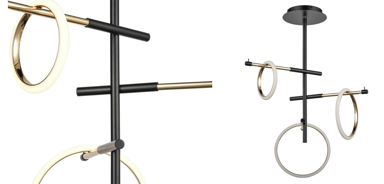 Люстра Jessenia Rings Chandelier 3 Люстра Jessenia Rings Chandelier 3 - Loft-Concept в Самаре