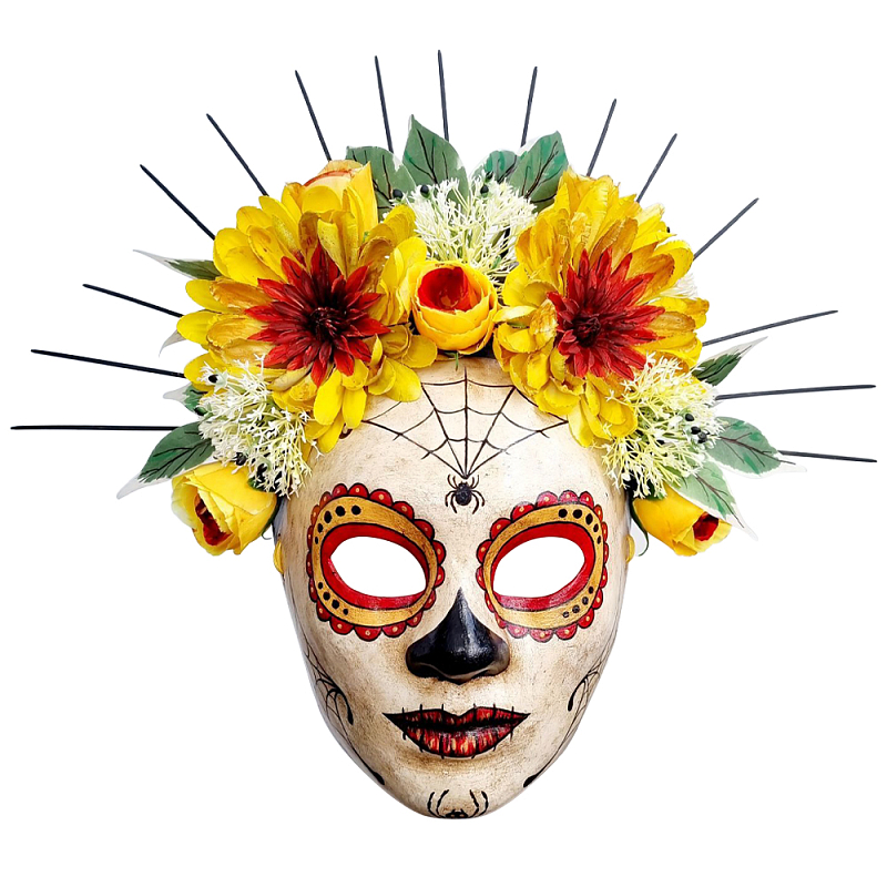 Дизайнерская карнавальная маска Carnival Mask Santa Muerte Мульти Дизайнерская карнавальная маска Carnival Mask Santa Muerte Мульти в Самаре | Loft Concept