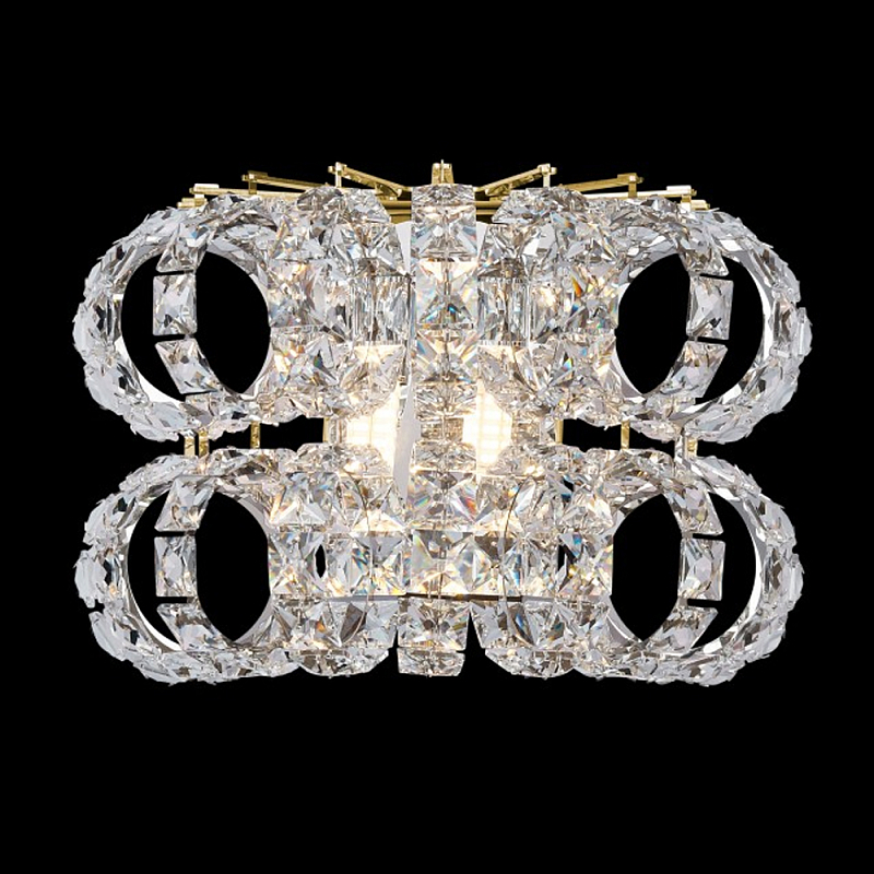Бра с россыпью хрусталя Perfection of Diamonds Золотой Прозрачный Хром Бра с россыпью хрусталя Perfection of Diamonds Золотой Прозрачный Хром в Самаре | Loft Concept