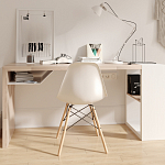 Письменный стол прямоугольный с полочкой под столешницей EcoComb варинант исполнения - 4 | Loft Concept в Самаре