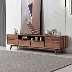 Тумба под телевизориз массива дерева TV Stand made of Walnut Wood варинант исполнения - 1 | Loft Concept в Самаре