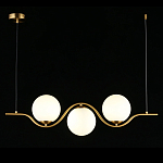 Люстра подвесная светодиодная Jagna 2 Gold and White варинант исполнения - 2 | Loft Concept в Самаре