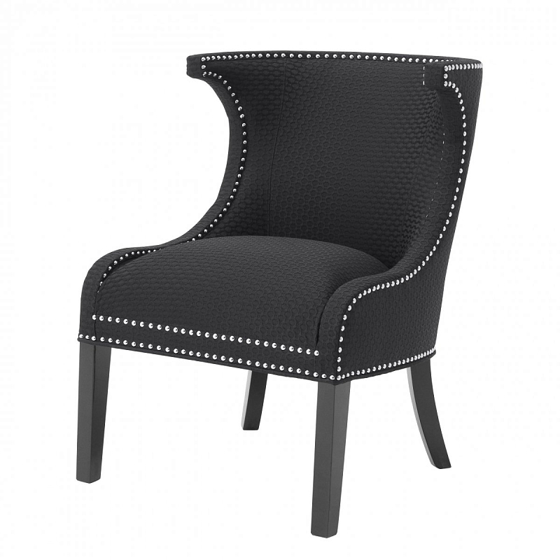 Кресло Eichholtz Chair Elson black Черный в Самаре | Loft Concept 