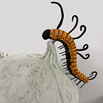 Статуэтка фантастический фрукт Exotic Tropical Fruit orange and white 67 варинант исполнения - 3 | Loft Concept в Самаре