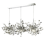 Люстра подвесная из трех частей с металлическими круглыми элементами Terzani Argent варинант исполнения - 7 | Loft Concept в Самаре