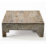 Кофейный стол Carved Сoffee table ручная резьба по дереву варинант исполнения - 1 | Loft Concept в Самаре