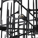 Люстра черная остроконечной формы Black Satin варинант исполнения - 1 | Loft Concept в Самаре