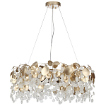 Люстра с декоративными подвесками из прозрачного стекла в форме монеток FAIRYTREE Light варинант исполнения - 10 | Loft Concept в Самаре