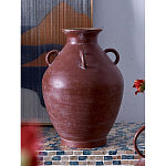 Ваза бордовая с 4-мя фактурными ручками Vase Burgundy Glaze варинант исполнения - 4 | Loft Concept в Самаре