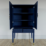 Кабинетный шкаф Elsa Dreams Blue с 2-мя ящиками варинант исполнения - 4 | Loft Concept в Самаре