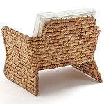 Кресло из плетеного гиацинта Gardner Wicker Armchair варинант исполнения - 4 | Loft Concept в Самаре
