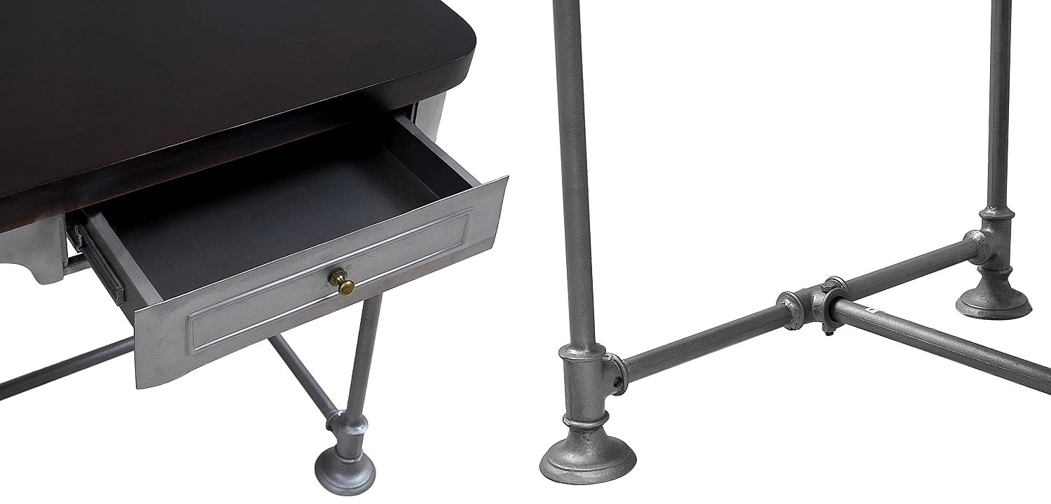 Рабочий стол Iston Metal Wood Desk Рабочий стол Iston Metal Wood Desk - Loft-Concept в Самаре