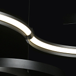 Люстра подвесная светодиодная в виде волнообразной ленты Ribbon Vortex варинант исполнения - 6 | Loft Concept в Самаре