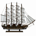 Декоративная модель деревянного тёмно-коричневого парусника в подарочной упаковке With The low варинант исполнения - 1 | Loft Concept в Самаре