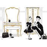 Megan Hess. Te Lttle Blk Dess варинант исполнения - 8 | Loft Concept в Самаре