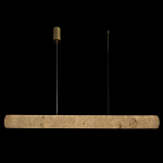 Подвесной светильник линейный цилиндрической формы из натурального алебастра Alabaster Geometry варинант исполнения - 1 | Loft Concept в Самаре