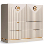 Комод с фактурным фасадом Satin Furniture варинант исполнения - 1 | Loft Concept в Самаре