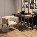 Письменный стол прямоугольный с 2-мя выдвижными ящиками Bristol варинант исполнения - 4 | Loft Concept в Самаре