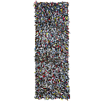 Ковер прямоугольный разноцветный из джинсовой одежды Zero Waste варинант исполнения - 1 | Loft Concept в Самаре