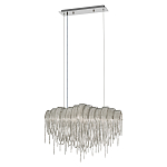 Люстра подвесная с металлическими цепочками и изогнутыми металлическими дугами 72 см Atlantis Chain варинант исполнения - 2 | Loft Concept в Самаре