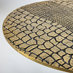 Кофейный столик с металлической столешницей Amphibian варинант исполнения - 3 | Loft Concept в Самаре