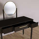 Туалетный Стол с зеркалом Primo Темный орех варинант исполнения - 7 | Loft Concept в Самаре