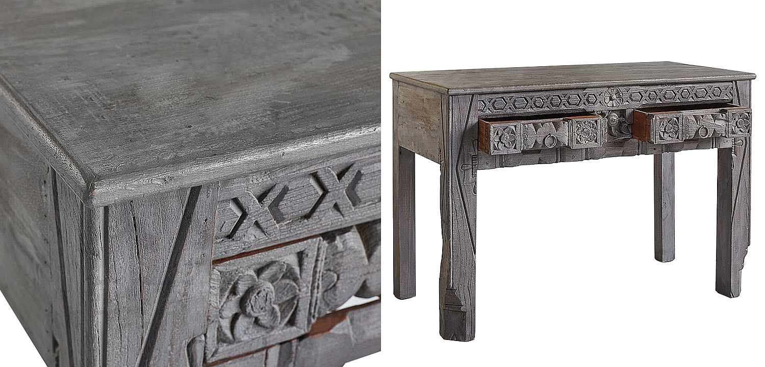 Консоль Sadhika Grey Mango Console Консоль Sadhika Grey Mango Console - Loft-Concept в Самаре