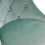 Стул в мятной велюровой обивке Ward Mint Velour Chair варинант исполнения - 5 | Loft Concept в Самаре