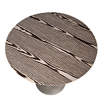 Стол барный круглый высокий с полосатым узором Zebroids варинант исполнения - 2 | Loft Concept в Самаре