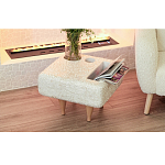 Керамический столик на деревянных ножках «Квадро» варинант исполнения - 7 | Loft Concept в Самаре