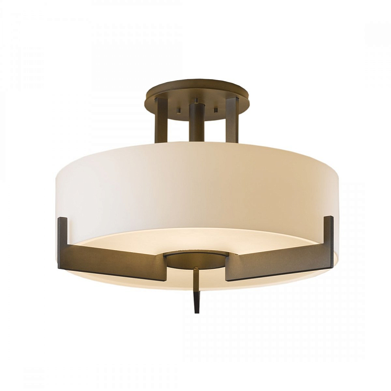 Cветильник Hubbardton Forge Axis Semi-Flush Молочный Бронза Cветильник Hubbardton Forge Axis Semi-Flush Молочный Бронза в Самаре | Loft Concept