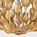 Люстра золотого цвета из множества металлических лепестков в форме тюльпанов Hinkley варинант исполнения - 5 | Loft Concept в Самаре