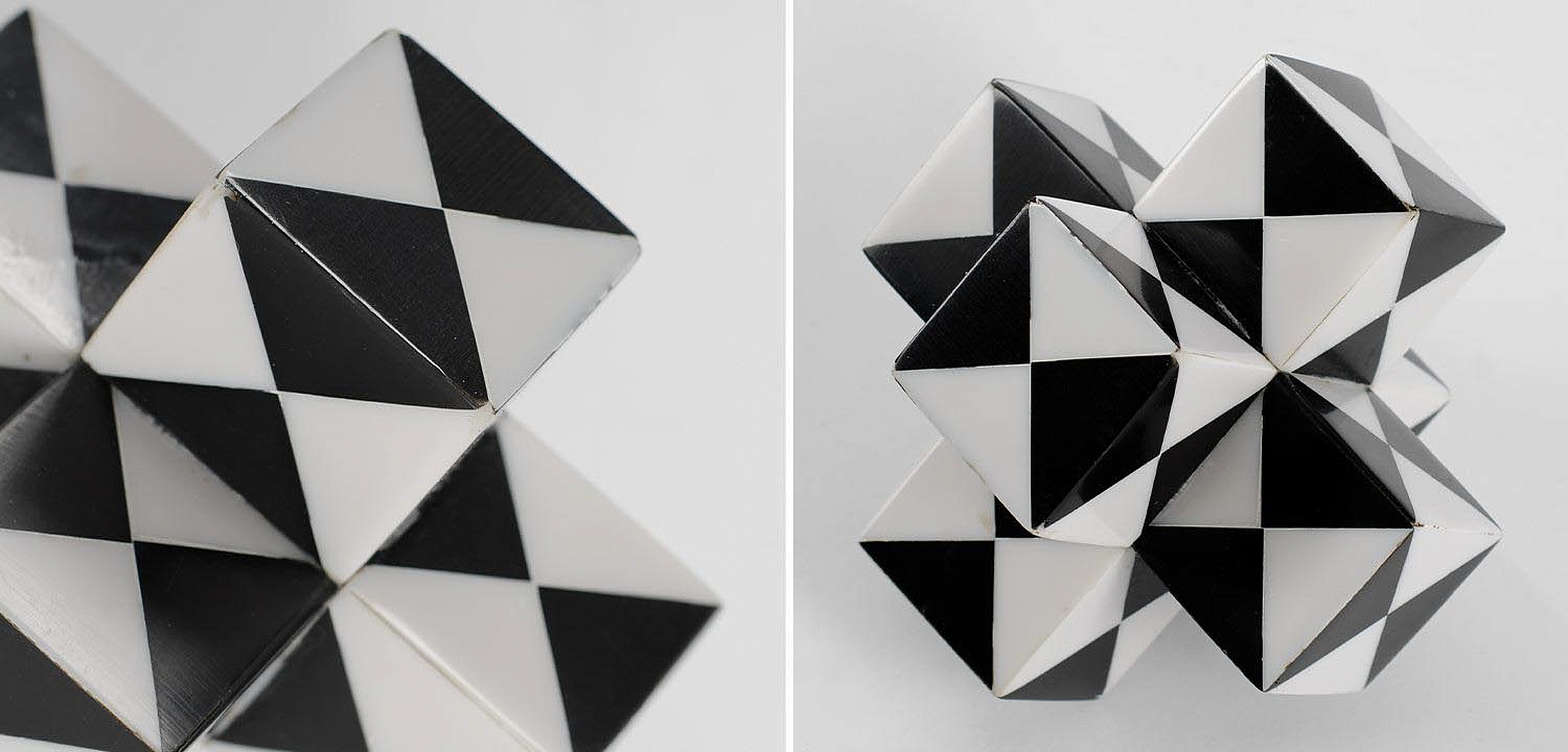 Статуэтка Geometric Figure black and white Статуэтка Geometric Figure black and white - Loft-Concept в Самаре